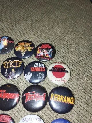Lote pins musica Heavy Rock