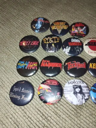 Lote pins musica Heavy Rock