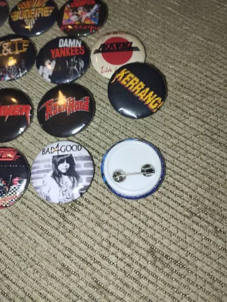 Lote pins musica Heavy Rock