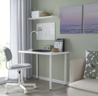 Mesa Ikea Blanca Metal