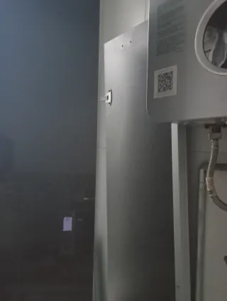 Estantería Ikea Bestå Burs pared gris