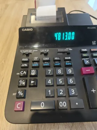 Calculadora Casio FR-120RE Contabilidad