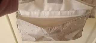 Bolso para carrito de bebé gris