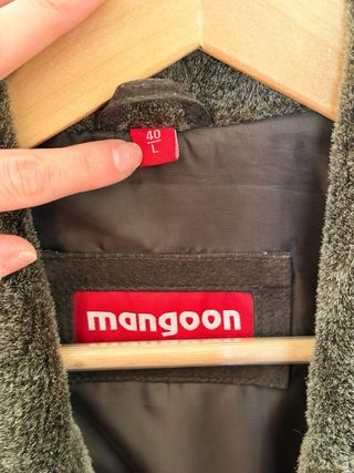 Chaqueta de cuero Vintage marrón