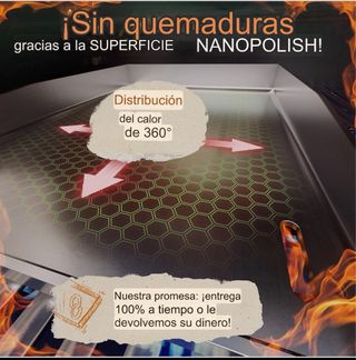 Plancha para barbacoa Inox +2 espátulas