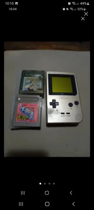 Nintendo Game Boy Plata + 2 Juegos