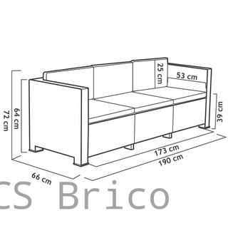 Muebles Jardín Oasis Grafito
