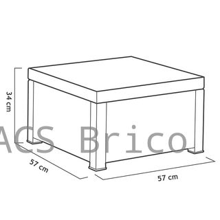 Muebles Jardín Oasis Grafito