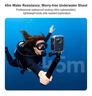 Carcasa Impermeable Buceo 45M para DJI Osmo 360