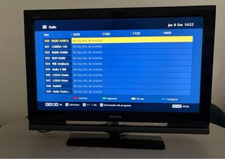 Televisor Sony BRAVIA 32 Negro/Plata perfecto