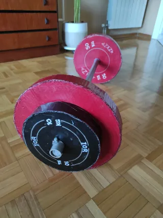 Pesas de cartón para niños, carnaval, 90 x 30 cm