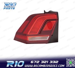 PILOTO IZQ VOLKSWAGEN VW TIGUAN 16-20 LED BLANCO ROJO