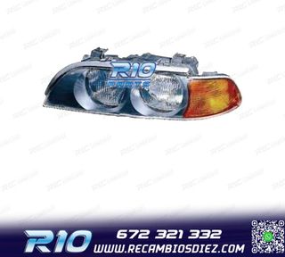 FARO IZQ BMW SERIE 5 E39 95-00 CROMO AMBAR