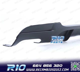 DIFUSOR BMW E90 E91 LOOK M PERFORMANCE NEGRO MATE OO---