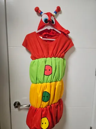 Disfraz Atosa Gusano Talla .de 5 a 6 años