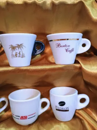 Set 16Tazzine Caffè Porcellana Multimarca