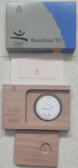 Monedas Plata Barcelona 92 JJOO