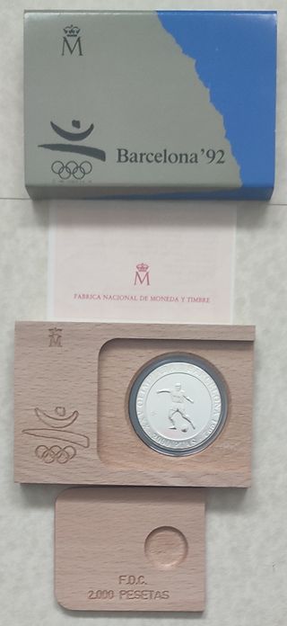 Monedas Plata Barcelona 92 JJOO