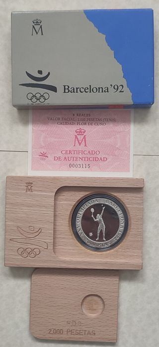 Monedas Plata Barcelona 92 JJOO