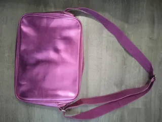 Bolso Top Model Morado y Rosa Brillante