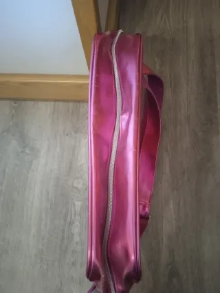 Bolso Top Model Morado y Rosa Brillante