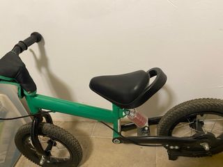 Bici de equilibrio infantil verde