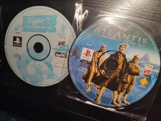 2 Juegos PS1 Tigger y Atlantis (Solo Discos)