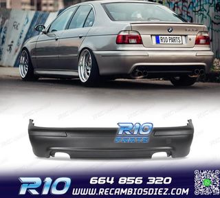 PARAGOLPES TRASERO BMW E39 LOOK M5 DOBLE SALIDA
