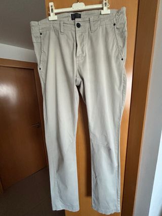 Pantalón chino beige talla W33