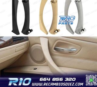 TIRADOR MANETA DCH BMW SERIE 3 E90 E91 PANEL PUERTA NEGRO