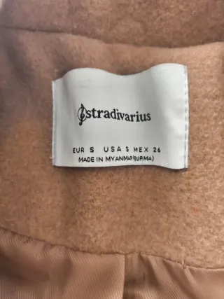 Chaqueta de paño beige