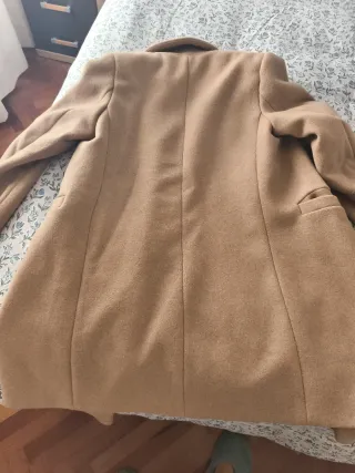 Chaqueta de paño beige