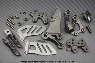 Pareja estriberas delanteras GSXR 600 2006 - 2010