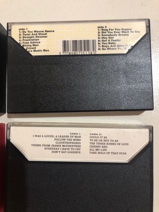 4 cassette bee Gees, Mamas, Temptations, Pink Floyd
