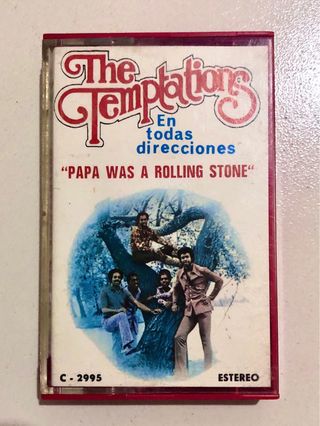 4 cassette bee Gees, Mamas, Temptations, Pink Floyd