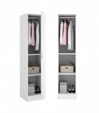 Armario 1 Puerta 41 x 52 x 184 cm. Blanco