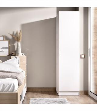 Armario 1 Puerta 41 x 52 x 184 cm. Blanco