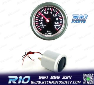 RELOJ PRESIÓN TURBO FONDO NEGRO ILUMINADO