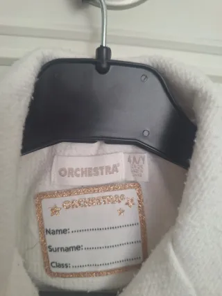 Chaqueta blanca niña estilo motero