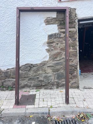 Puerta Madera Tropical 233x121