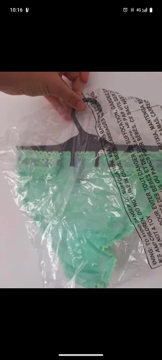 Conjunto lencería verde Undiz