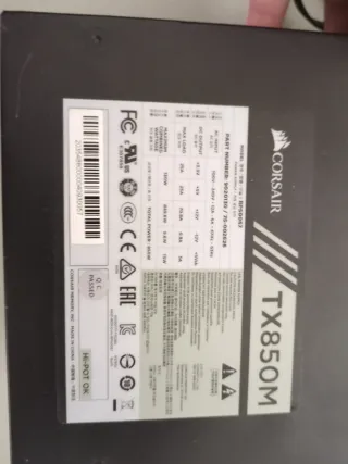 Fuente Corsair TX850M
