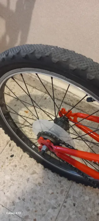 Bicicleta Infantil 20 Roja