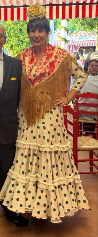 Traje Flamenca M. Mendez Talla 40