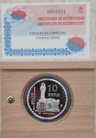 COLECCIÓN DE MONEDAS DE PLATA GAUDÍ 2002