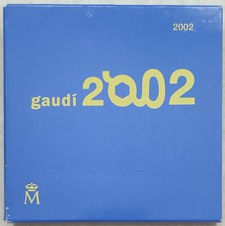 COLECCIÓN DE MONEDAS DE PLATA GAUDÍ 2002