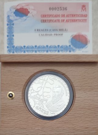 COLECCIÓN DE MONEDAS DE PLATA GAUDÍ 2002
