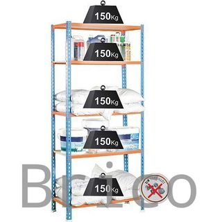 Estantería Metálica 1800x900x400 mm - 750 Kg