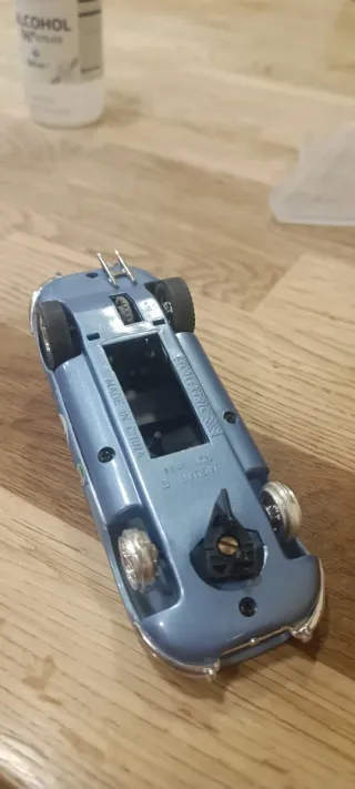 SE ENVÍA Scalextric Jaguar E-Type Altaya Azul