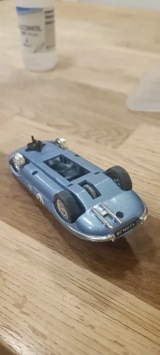 SE ENVÍA Scalextric Jaguar E-Type Altaya Azul